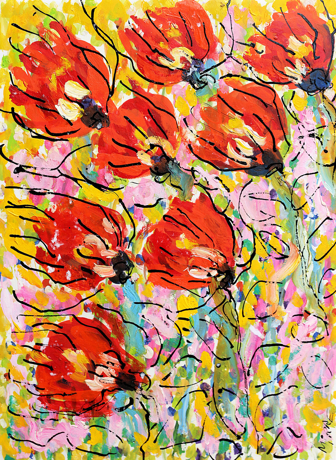 Chorale Jean Mirre Pintura original en venta