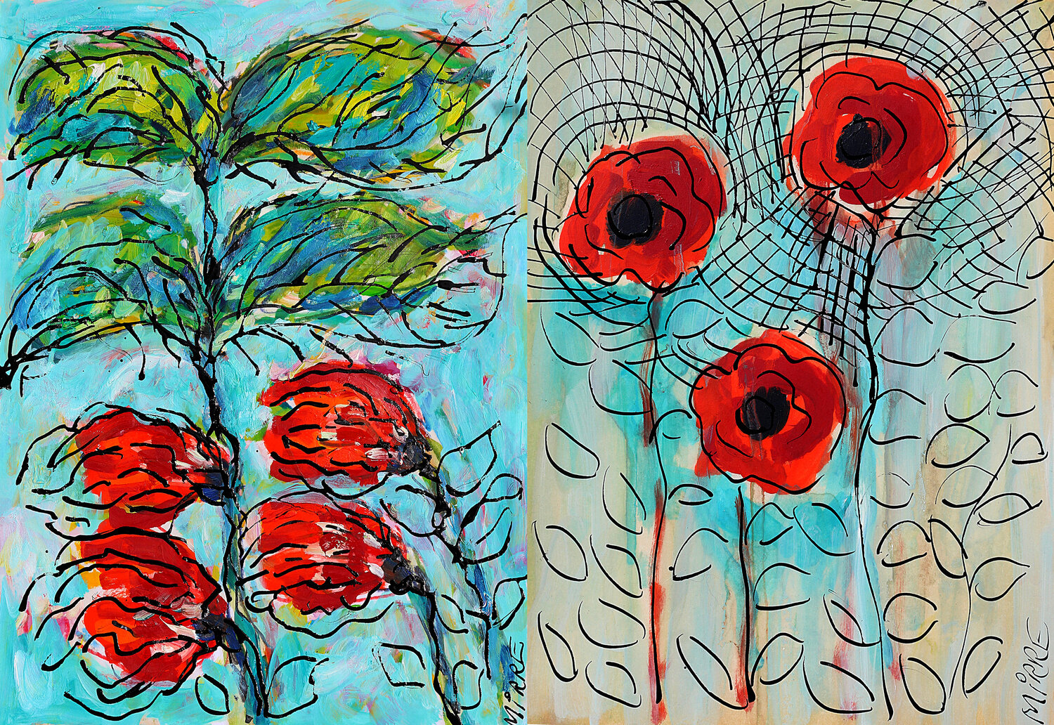 Abris + Fleurs et silence Jean Mirre