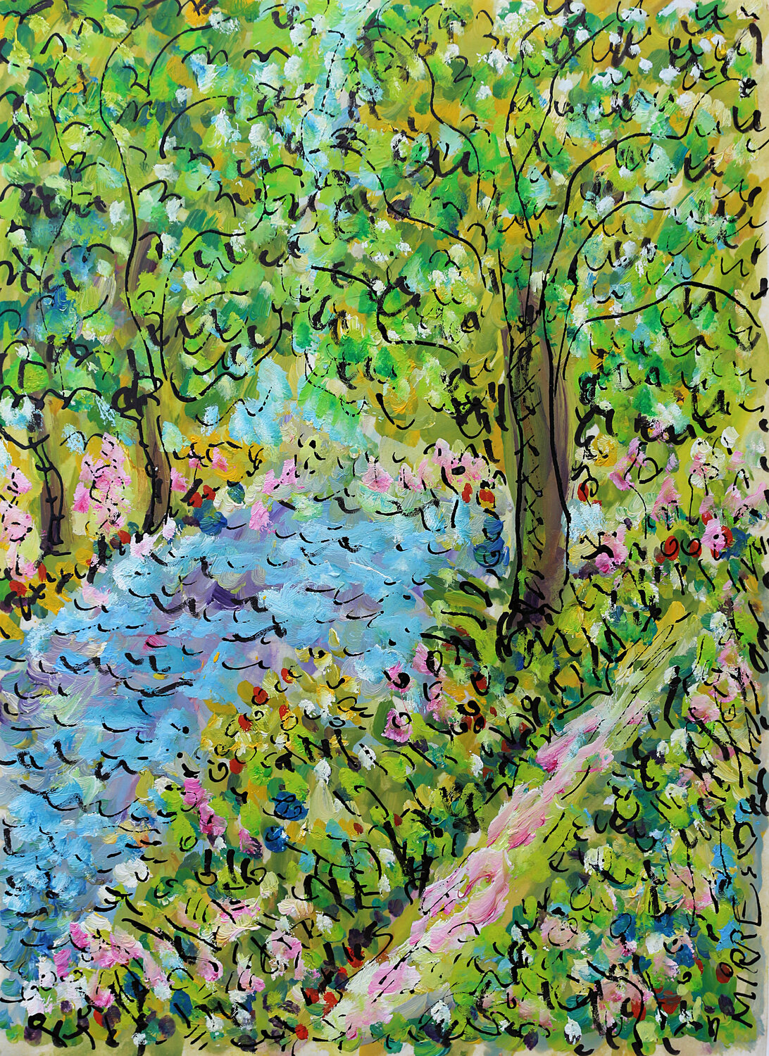Loiret Jean Mirre Original painting for sale