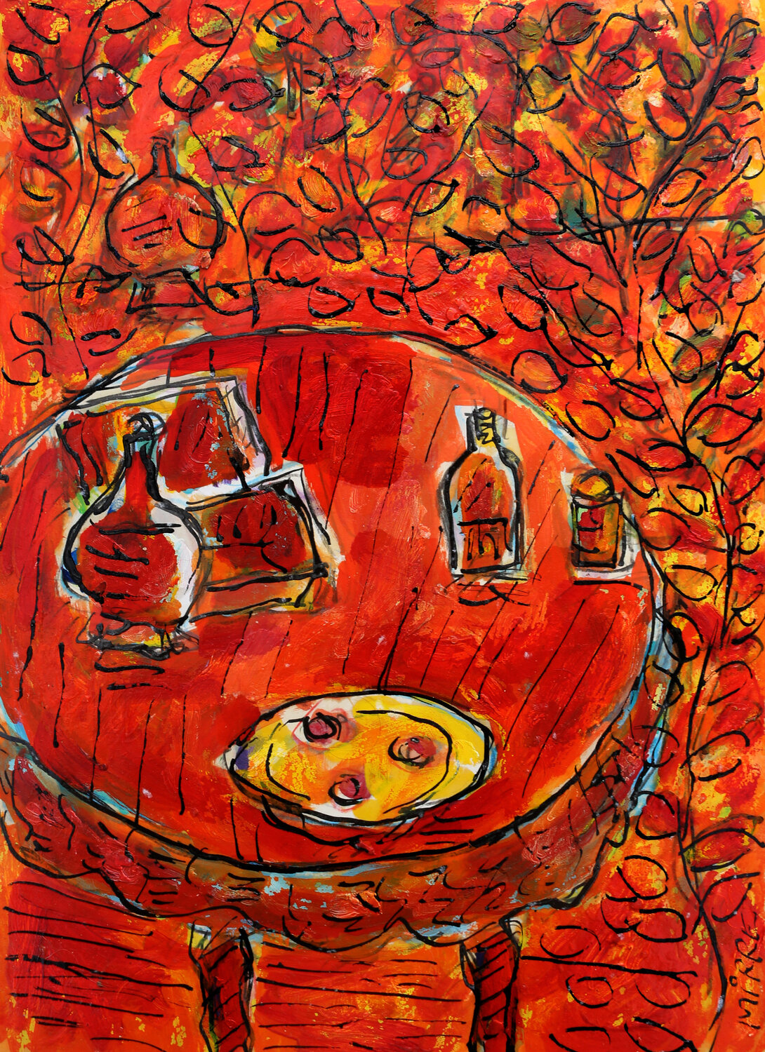 Table d'amis Jean Mirre
