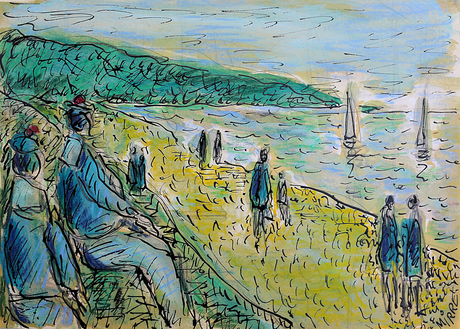 Pompons  d'après Marquet Jean Mirre