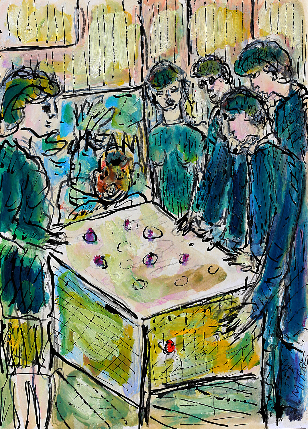 Scream pinball Jean Mirre