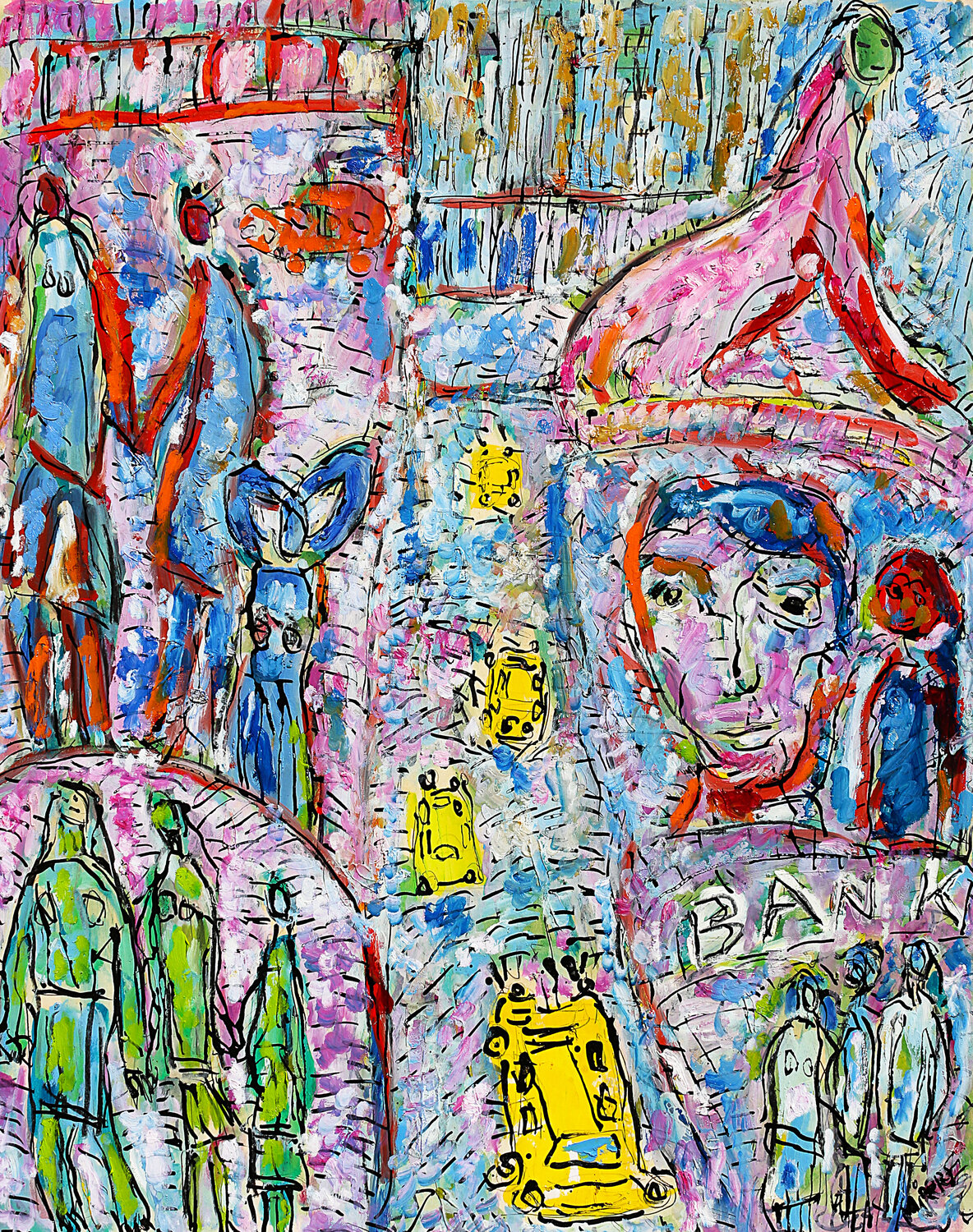 Yellow traffic Jean Mirre