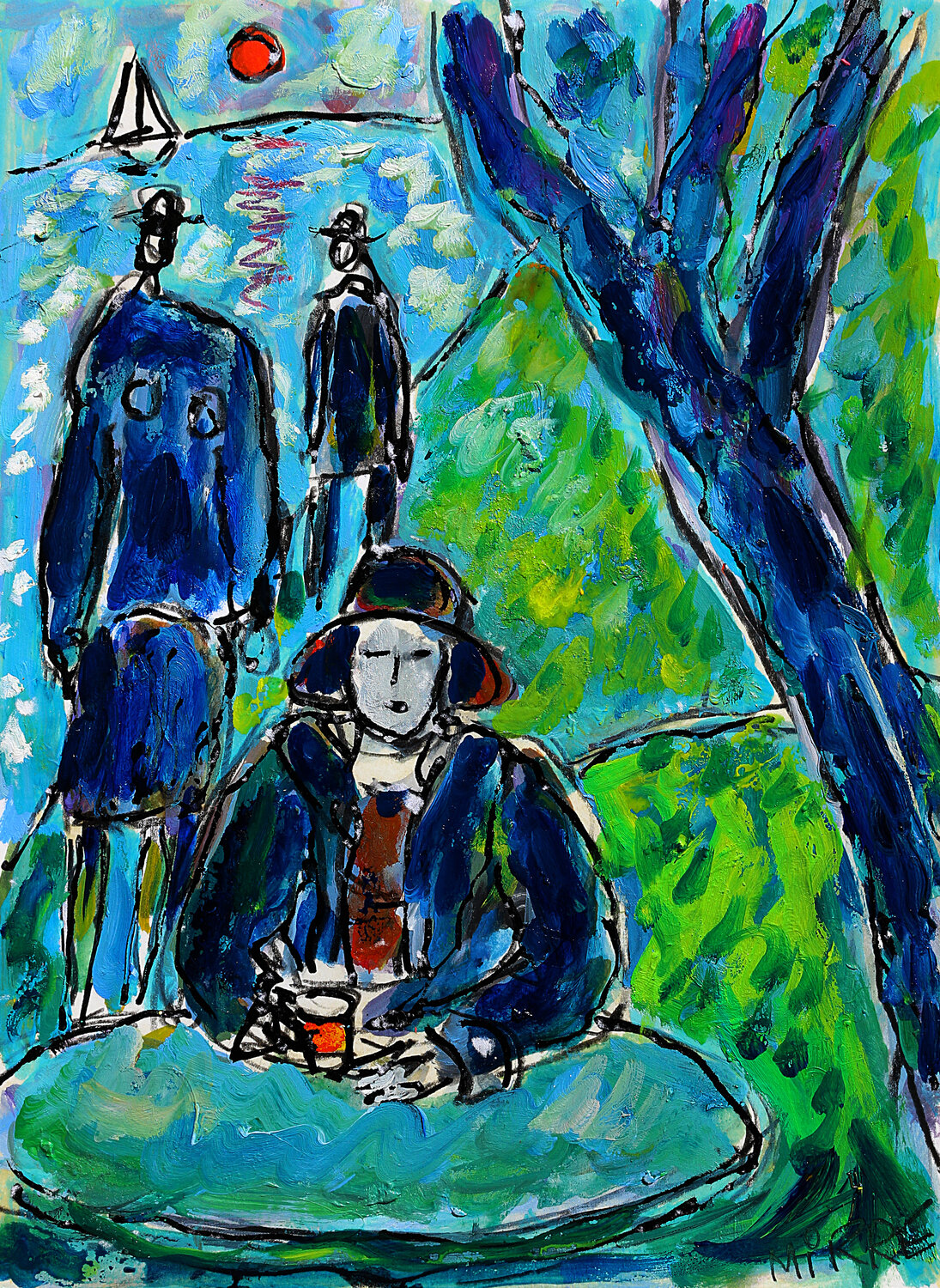 Coucher de soleil Jean Mirre