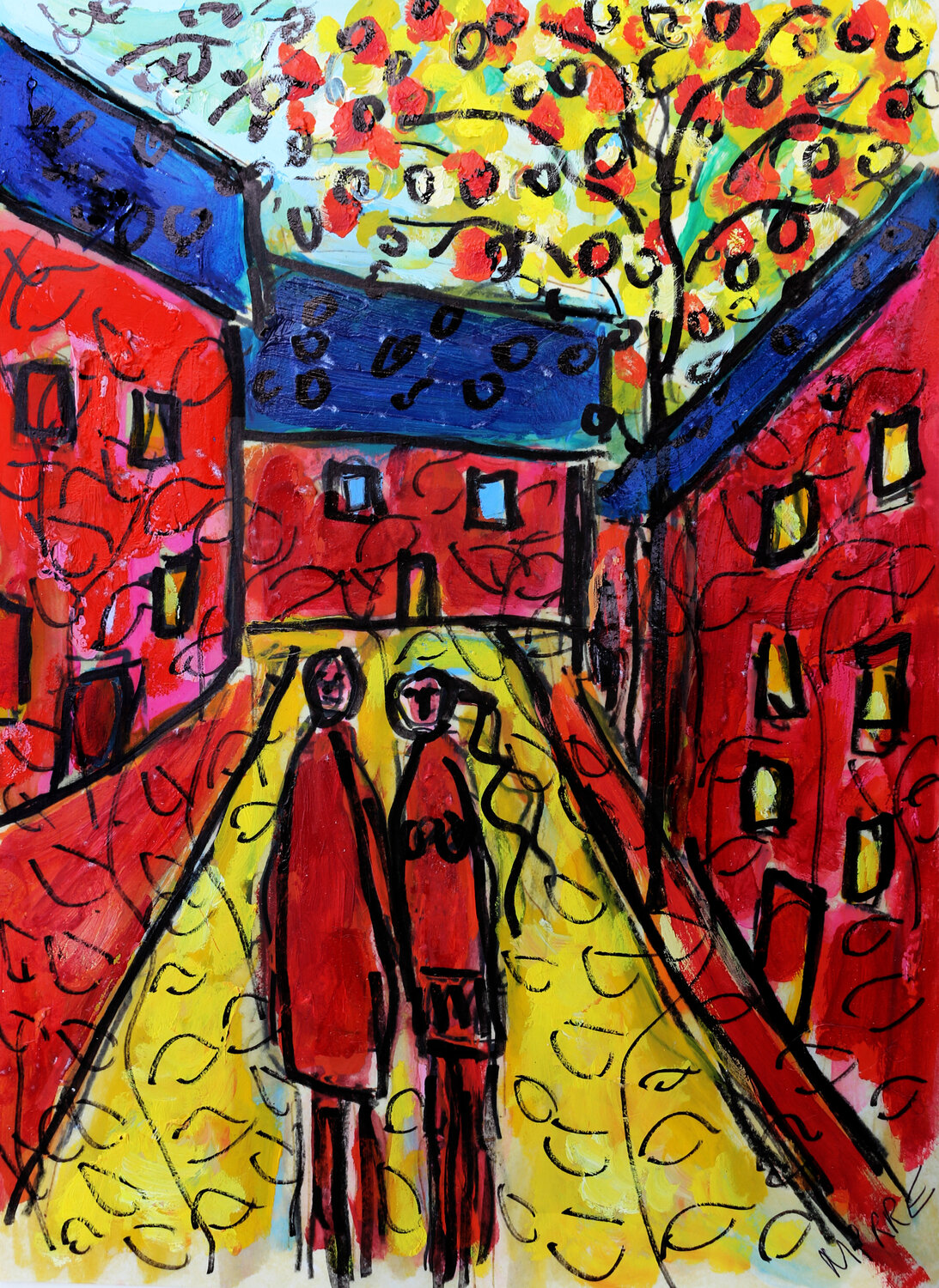 New love Jean Mirre Original painting for sale