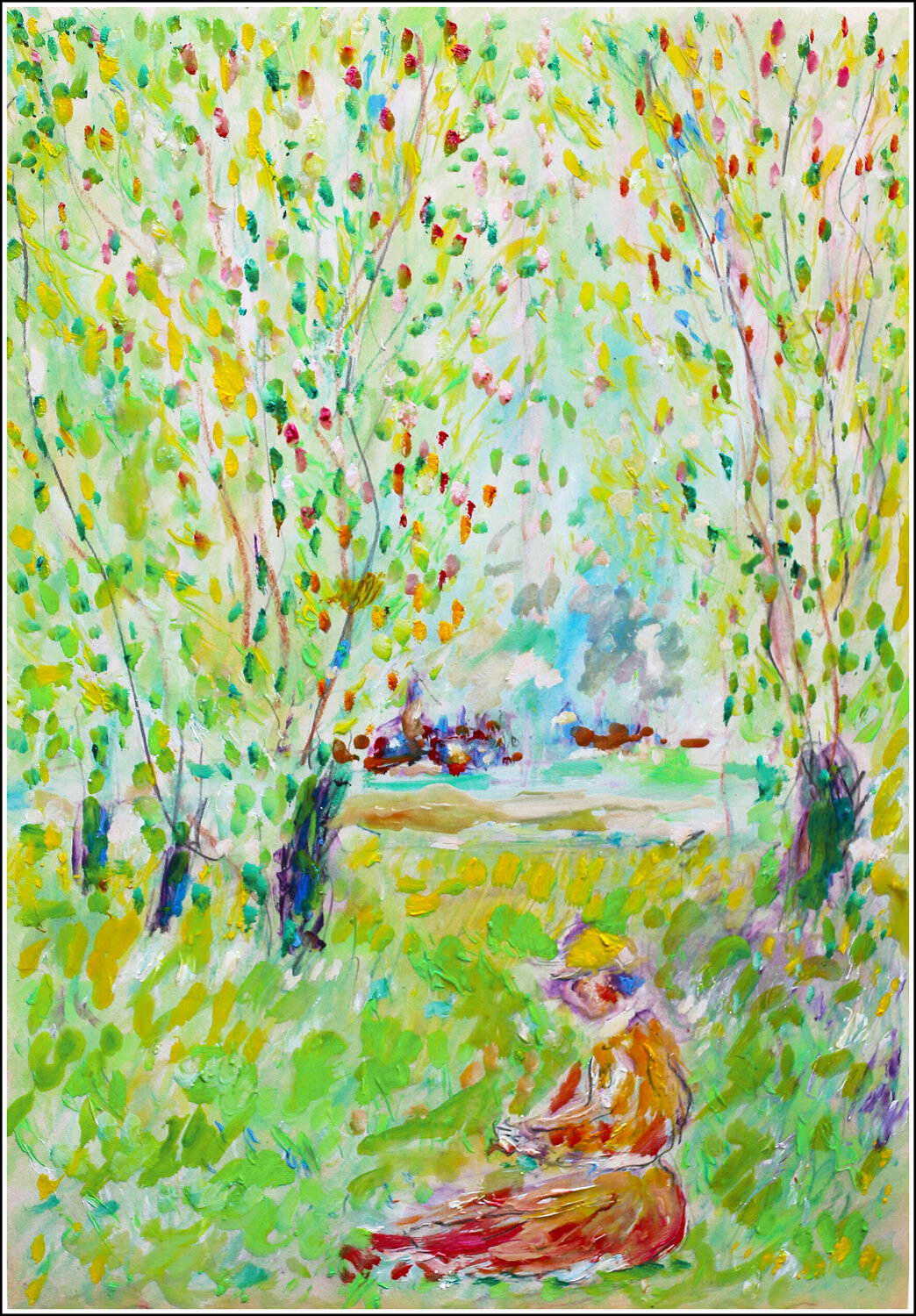 LECTURE AU JARDIN Jean Mirre