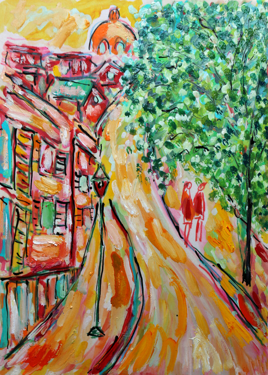 Montmartre,Rue Lepic Jean Mirre