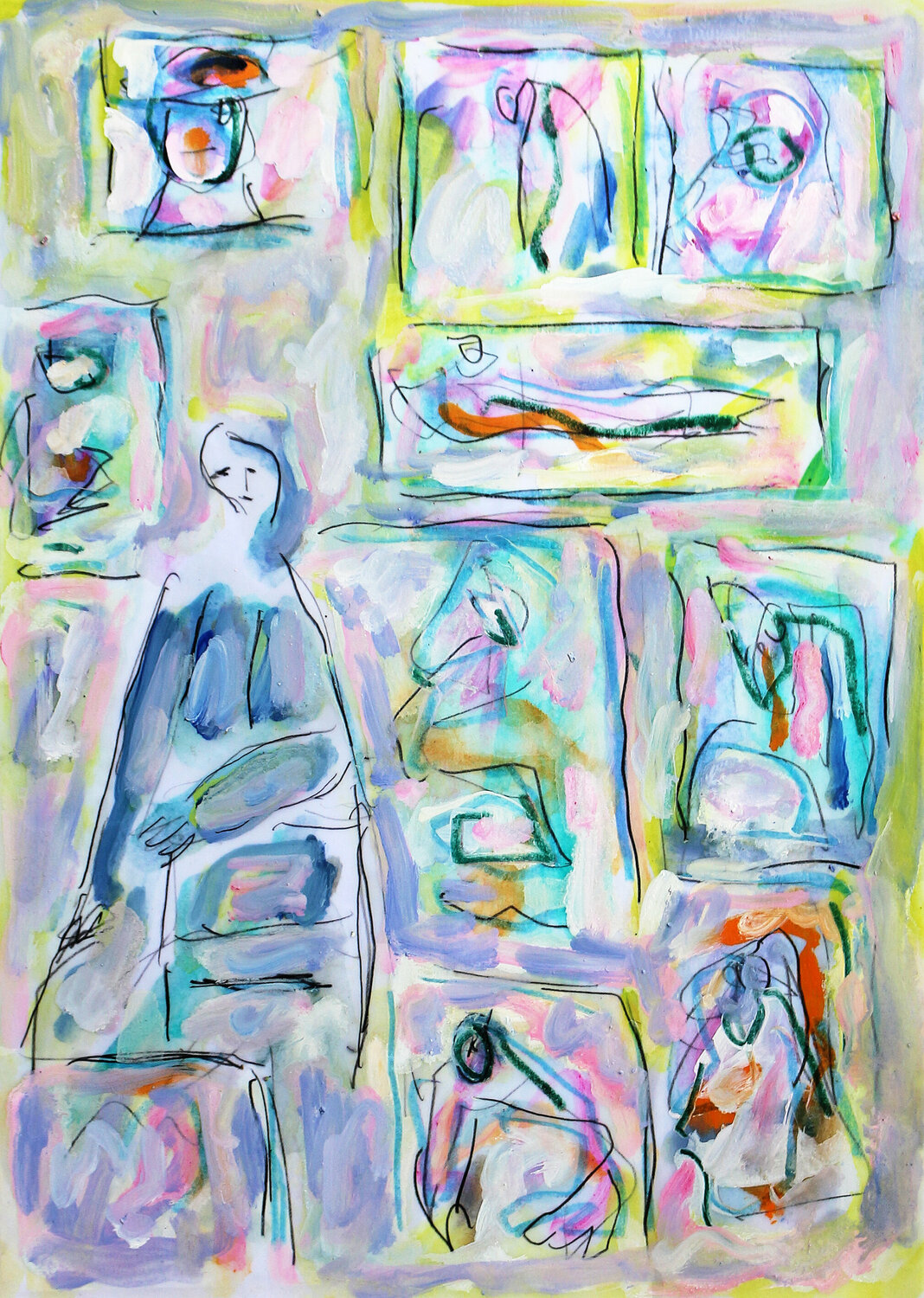 The artist Jean Mirre