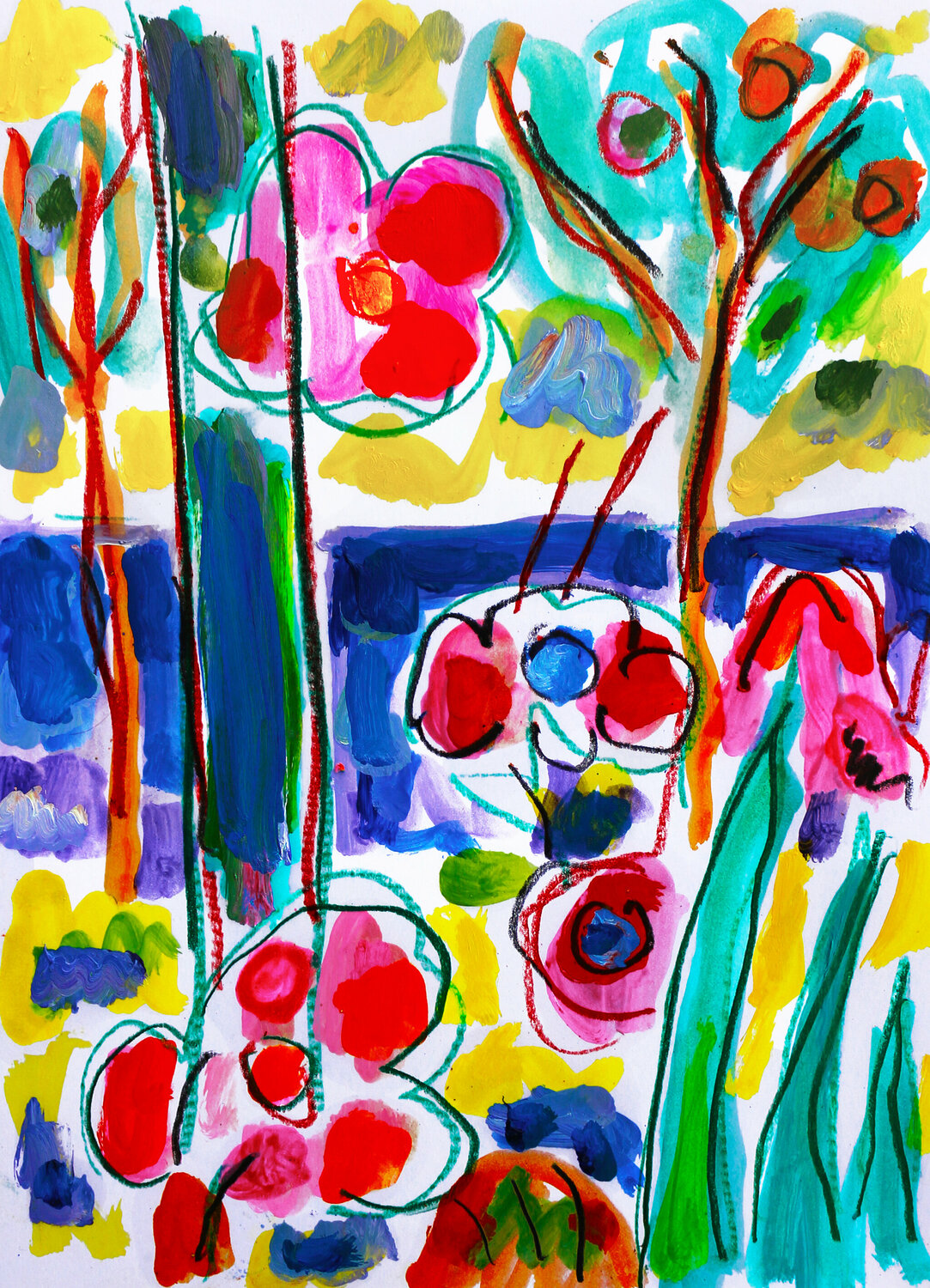 Flowers and sea Jean Mirre