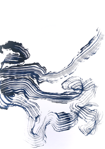 Flamenco Movements (from The Flow Series) van Netka Croonenborghs, Werk op papier te koop op Singulart