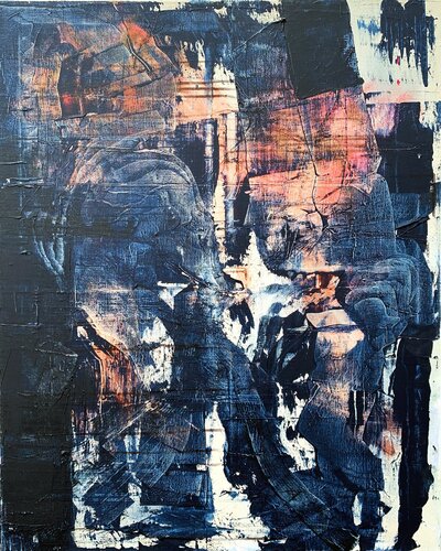 The Embrace van Netka Croonenborghs, Schilderij te koop op Singulart