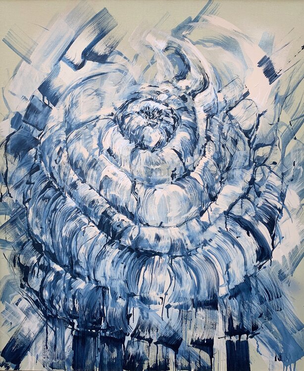 Vibrant & Vital Blue Flower Netka Croonenborghs