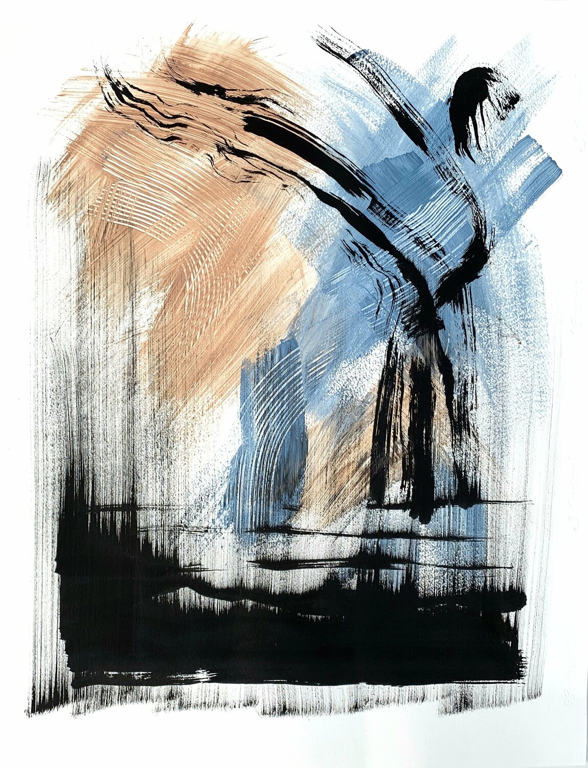 Windmill Of Your Mind (from The Flow Series #2) Netka Croonenborghs Werk auf Papier zu verkaufen