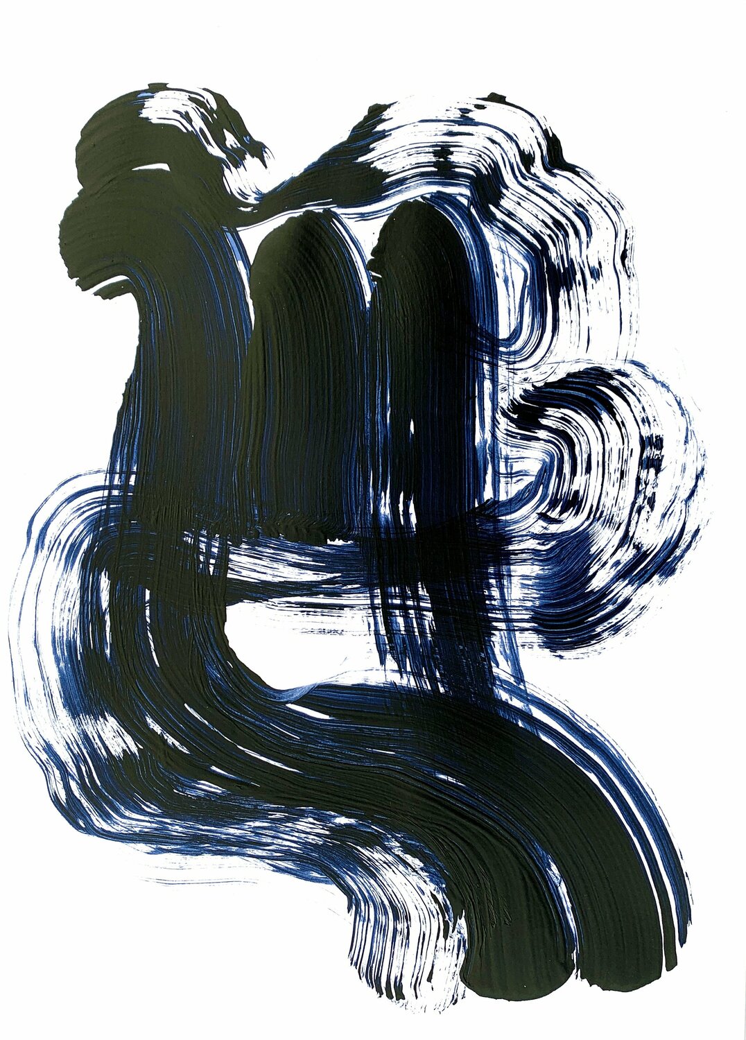 The Water Horse (from The Flow Series) Netka Croonenborghs Werk auf Papier zu verkaufen