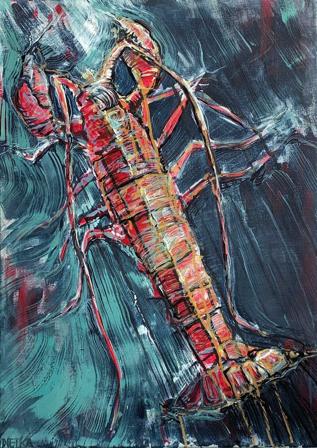 Blue Lobster Netka Croonenborghs