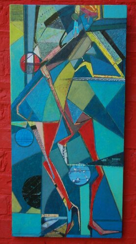 Frau mit Ball de Thomas Reich, Pintura a la venta en Singulart