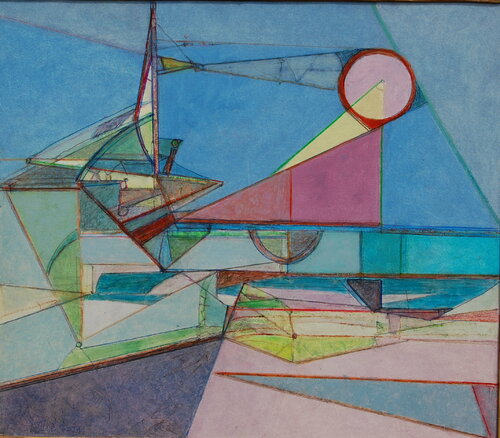 Hightech-Boot van Thomas Reich, Schilderij te koop op Singulart