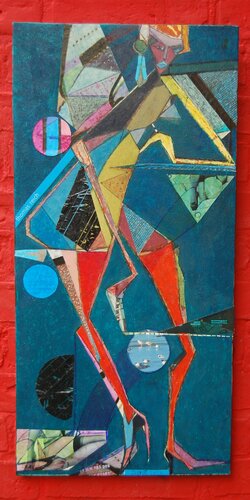 Jongleurin van Thomas Reich, Schilderij te koop op Singulart