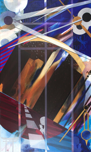 At The Gateless Gate de Bill Santelli, Pintura a la venta en Singulart