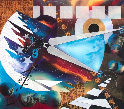The Persistence of the Past in the Present de Bill Santelli, Pintura a la venta en Singulart
