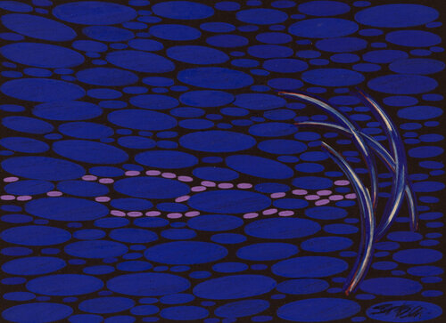 Mindstream #12 van Bill Santelli, Tekening te koop op Singulart