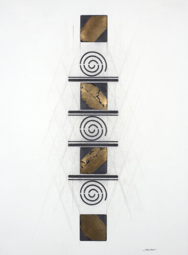 In Zen Mind #63 by Bill Santelli, 종이 for Sale on Singulart