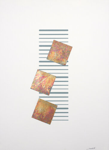 In Zen Mind #89 by Bill Santelli, 종이 for Sale on Singulart