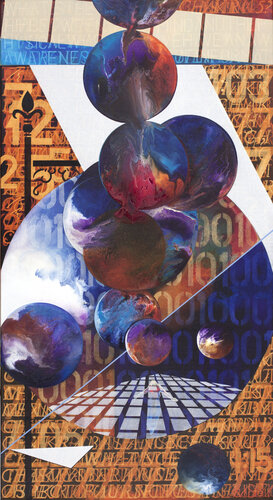 Lining Up The Centers #2 de Bill Santelli, Pintura a la venta en Singulart