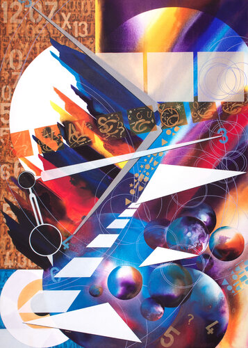 Long Past The Eclipse di Bill Santelli, Pittura in vendita su Singulart