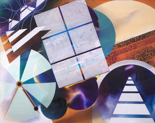 Window to Wisdom par Bill Santelli, Peinture en vente sur Singulart