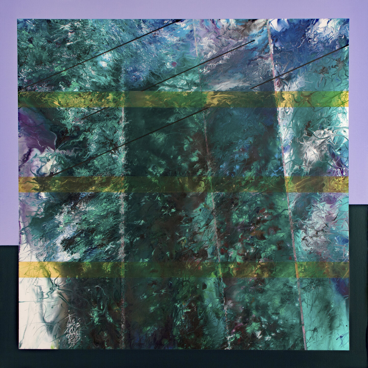It's There in the Humming Air #17 Bill Santelli Originalgemälde zu verkaufen