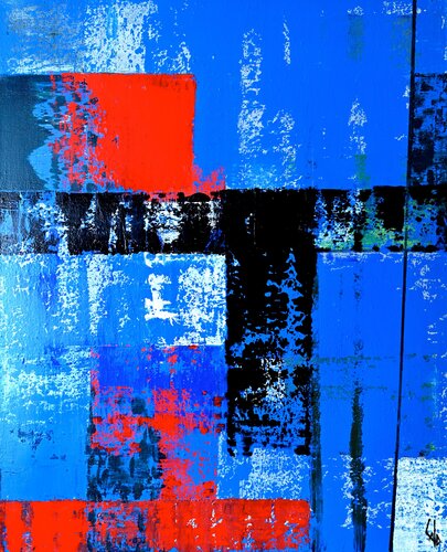 BLUE RAIN by pierre calogero, Painting for Sale on Singulart