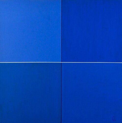 WHITE LINE by pierre calogero, Painting for Sale on Singulart