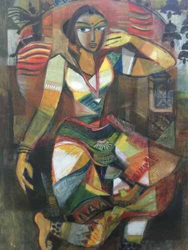 Bharathanatiyam von Raja Segar, Malerei kaufen auf Singulart