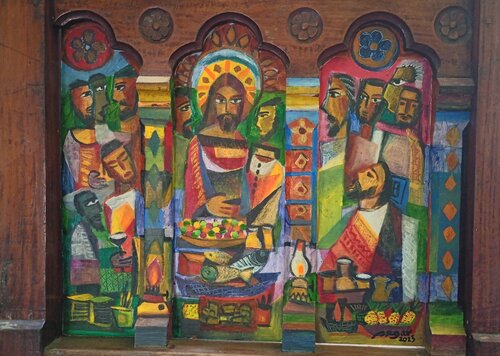 Last Supper von Raja Segar, Malerei kaufen auf Singulart