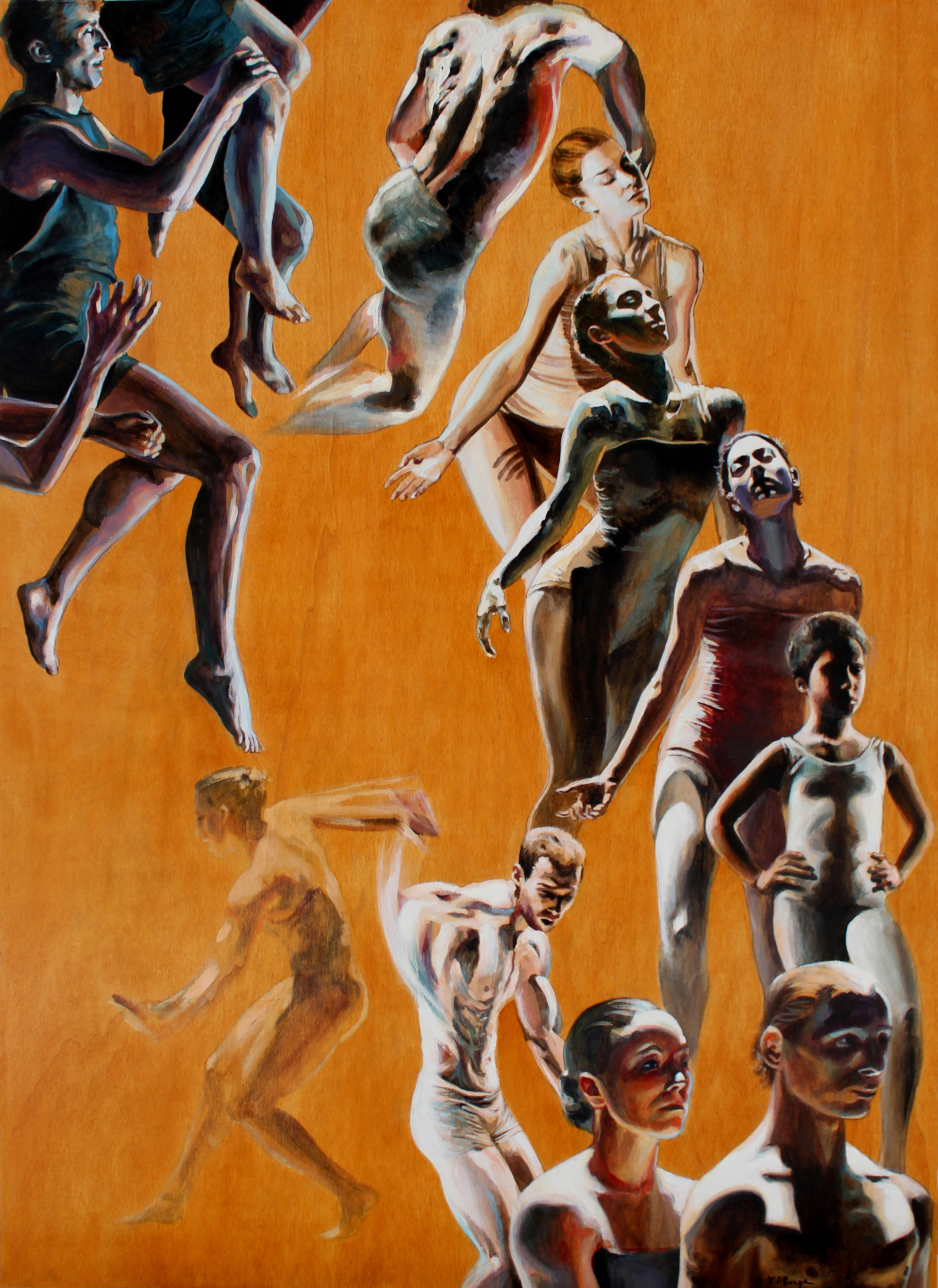 Cuerpos en ámbar: danza y luz de fuego