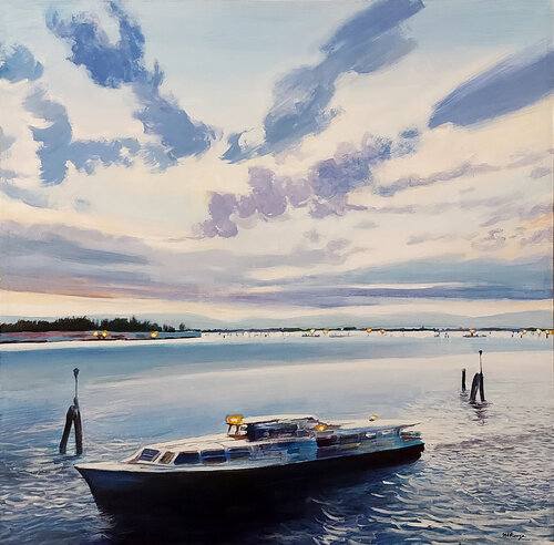 Orizzonti liquidi von Marco Ronga, Malerei kaufen auf Singulart