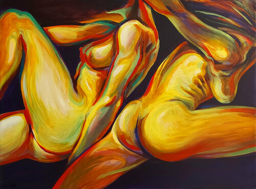Odi et amo van Marco Ronga, Schilderij te koop op Singulart