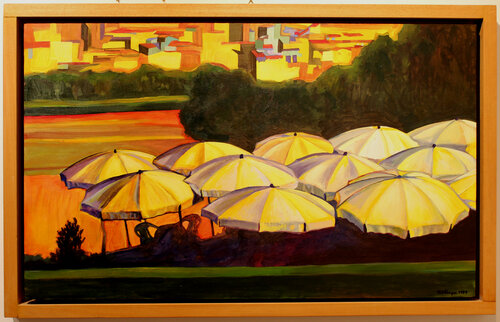 Firenze vista dal Giardino di Boboli. (pannello A del dittico) von Marco Ronga, Malerei kaufen auf Singulart