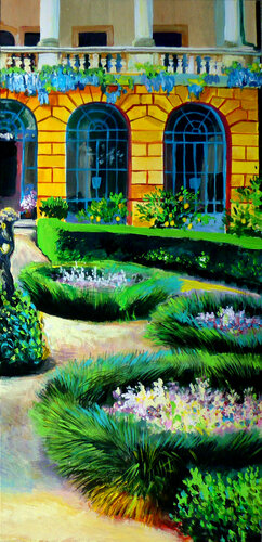 Villa Mezzalira (Vicenza) - Pannello B del dittico von Marco Ronga, Malerei kaufen auf Singulart