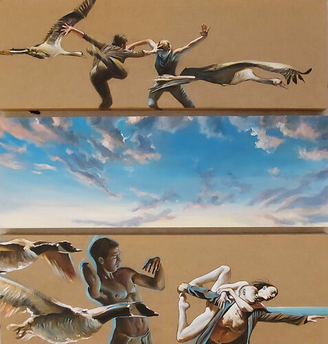 Migranti (trittico) Marco Ronga