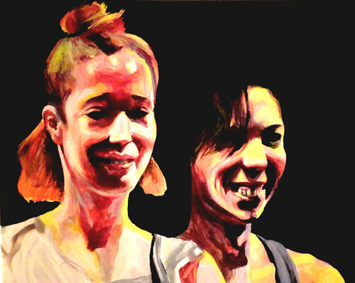 Sorrisi di ragazze von Marco Ronga, Malerei kaufen auf Singulart