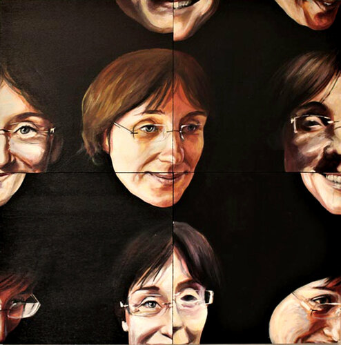 Ritratto Caleidoscopio. (Quadro interattivo) von Marco Ronga, Malerei kaufen auf Singulart