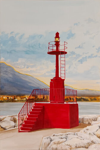 Il Faro by Marco Ronga, Painting for Sale on Singulart