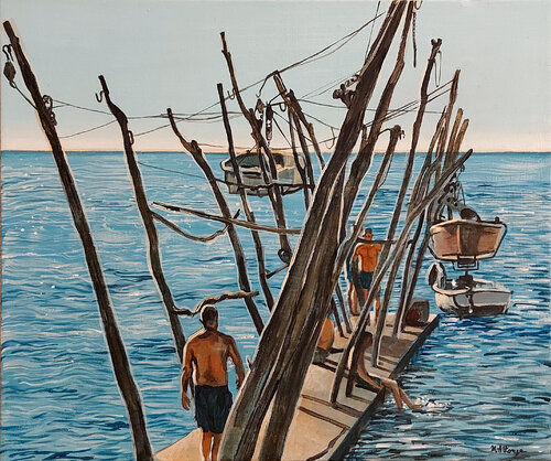 Barche volanti de Marco Ronga, Pintura a la venta en Singulart