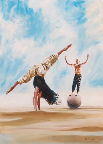 Saltimbanchi di Marco Ronga, Pittura in vendita su Singulart