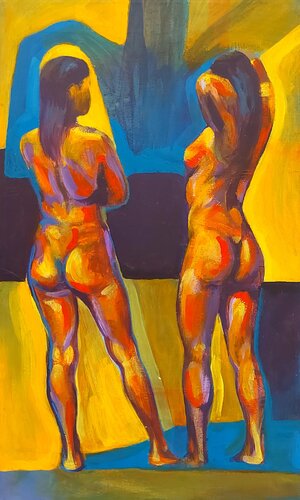 Ragazze di Ipanema von Marco Ronga, Malerei kaufen auf Singulart