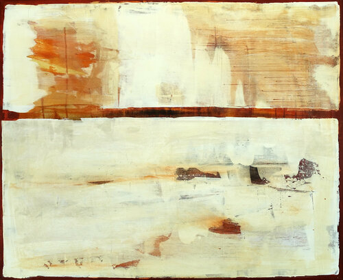 Der Streifen am Horizont de Peppi Spiss, Pintura a la venta en Singulart