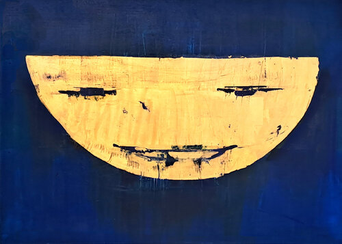 Lachender Mond van Peppi Spiss, Schilderij te koop op Singulart