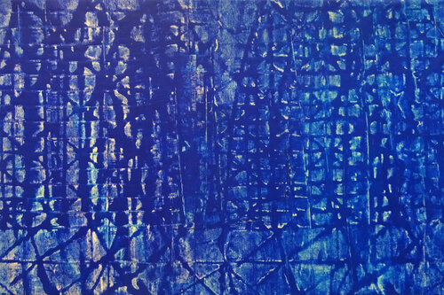 Blue ocean, deep sky van Peppi Spiss, Schilderij te koop op Singulart